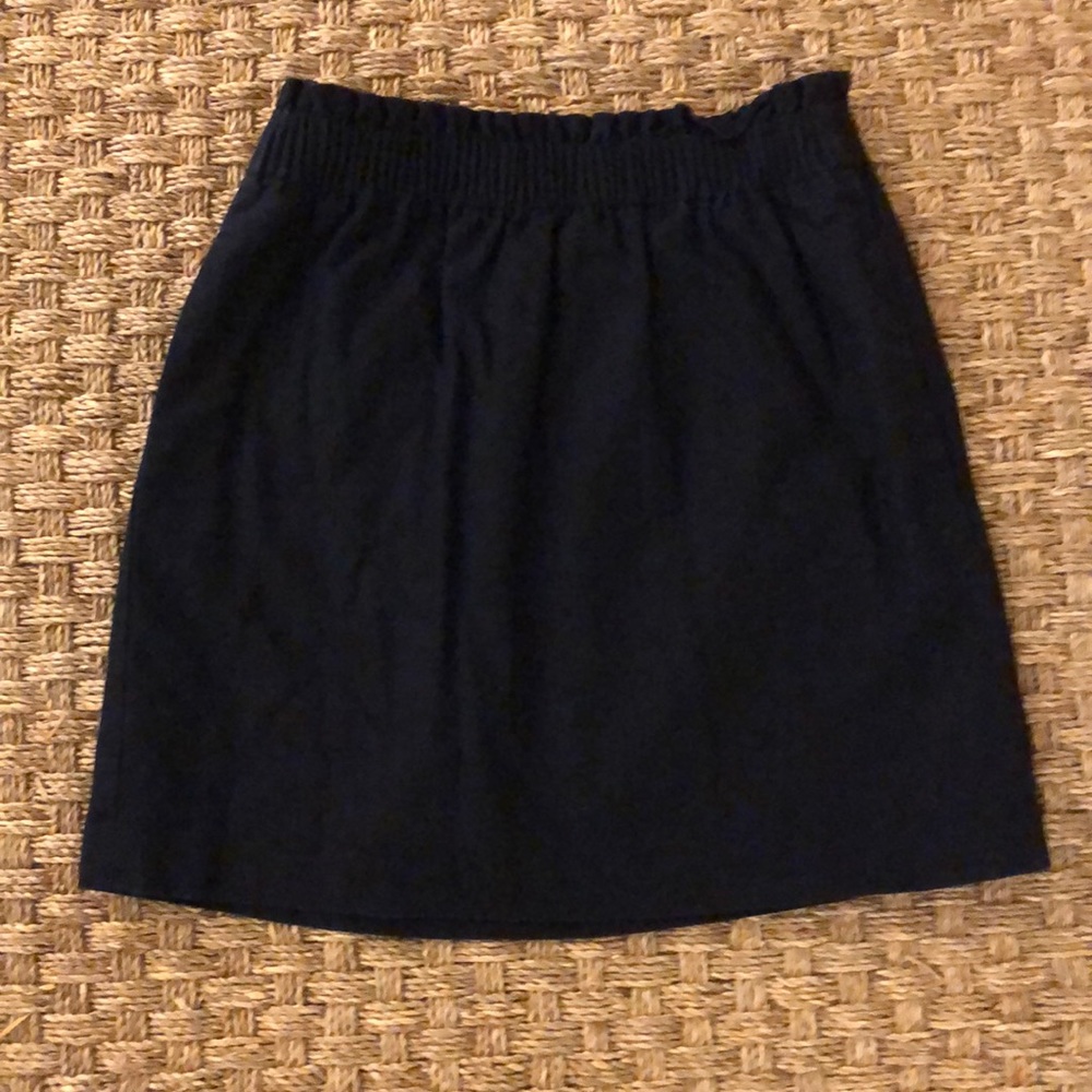 Navy blue JCrew Sidewalk Skirt